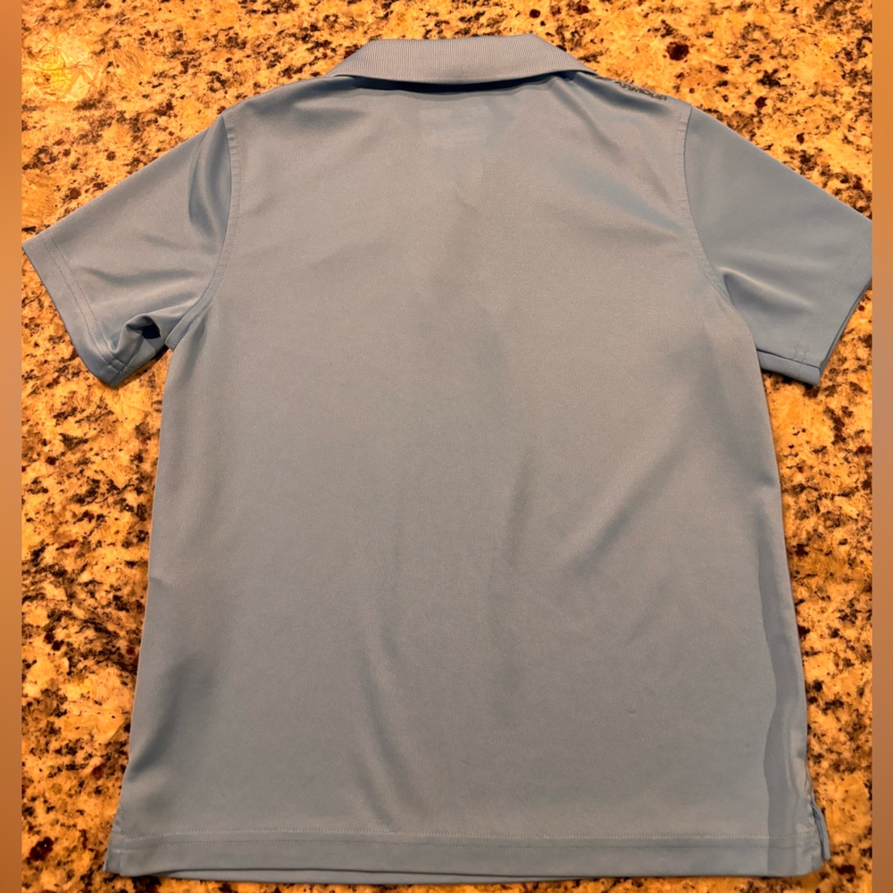 Under Armor short sleeve polo Light Blue sz Sm Boys